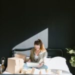 Home-based Entrepreneurship. - A Woman Using a Laptop while in Bed